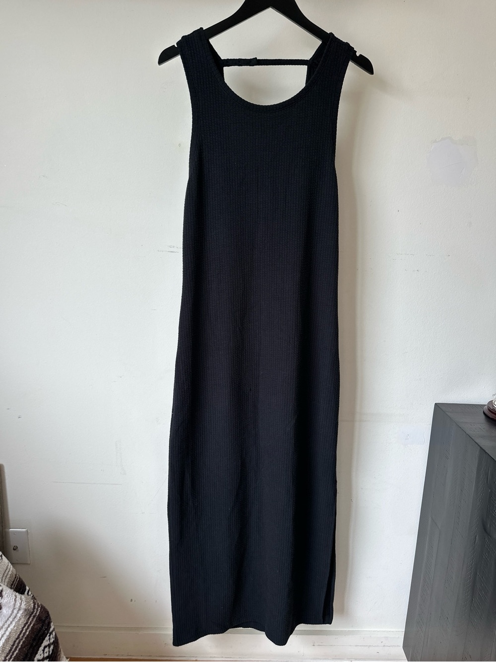 Free people Black Sleeveless Maxi Dress Beach/Summer XL